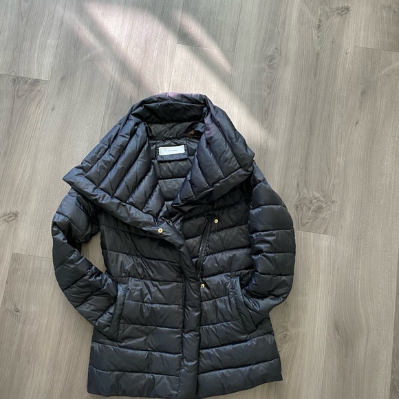 Tahari black down jacket size xs - Picture 7 of 9